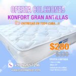 Colchón Konfort Gran Antillas FULL (Camero)