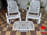 Juego de Sillones y Mesita de Hierro - Imagen 4