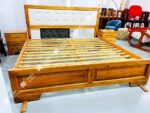 Cama Virgin King Size Madera Natural - Imagen 2