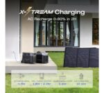 EF ECOFLOW Estación de energía portátil DELTA Pro de 3600 Wh, 5 salidas de CA de 120 V, 3600 W, carga rápida de 2.7 horas, generador solar para uso doméstico, corte de energía, campamento, caravana, DELTA Pro - Imagen 2