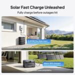 BLUETTI Generador solar Apex 300 nuevo 2025, batería de respaldo LFP de 2764.8 Wh con 6 salidas de CA de 3840 W sobretensión de 7680 W, salida simultánea de 120 V/240 V y arranque negro, energía Solo Apex 300 - Imagen 5