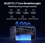 BLUETTI Generador solar Apex 300 nuevo 2025, batería de respaldo LFP de 2764.8 Wh con 6 salidas de CA de 3840 W sobretensión de 7680 W, salida simultánea de 120 V/240 V y arranque negro, energía Solo Apex 300 - Imagen 3