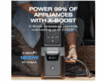 EF ECOFLOW Solar Generator DELTA2 with 220W Solar Panel, LFPLiFePO4 Battery, Fast Charging, Portable Power Station for Home Backup Power, Camping & RVs DELTA 2+220W - Imagen 6